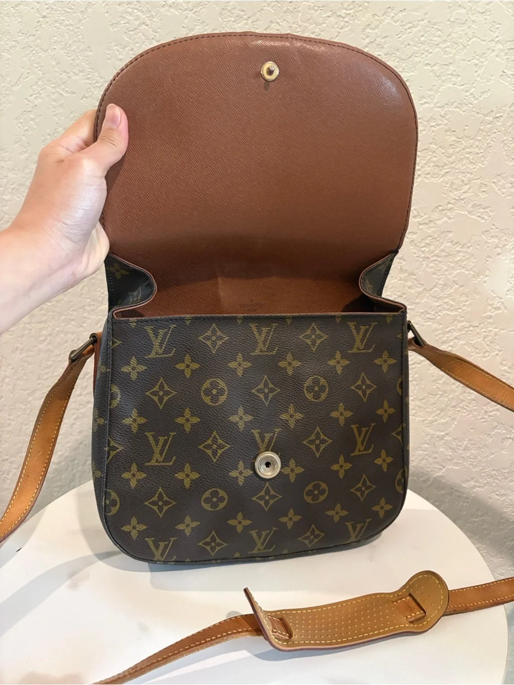 Louis Vuitton Saint Cloud GM Brown Monogram Crossbody Bag - Picture 3 of 13